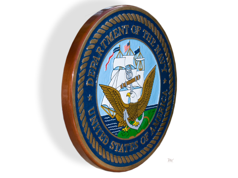 Department Of Navy Seal Or Plaque Tail Shields And Flashes Plaques