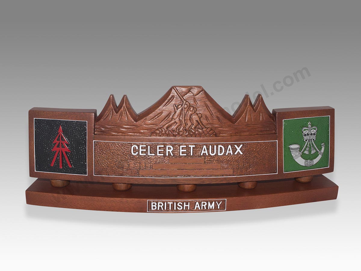 British Army Desk Plaque