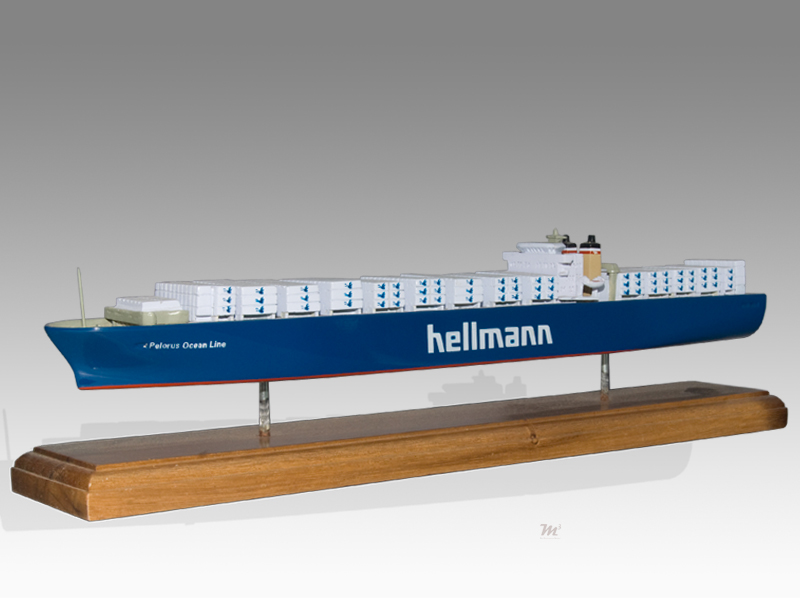 Hellmann Container Ship Boat Model