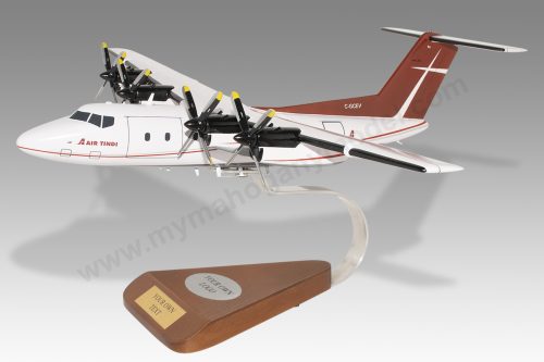 De Havilland Dash 7 DHC-7 Air Tindi Wood Handcrafted Replica Display Model