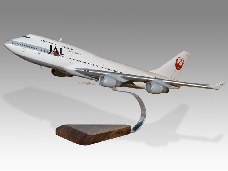 Boeing 747-400 Japan Airlines JAL Model - MyMahoganyModels