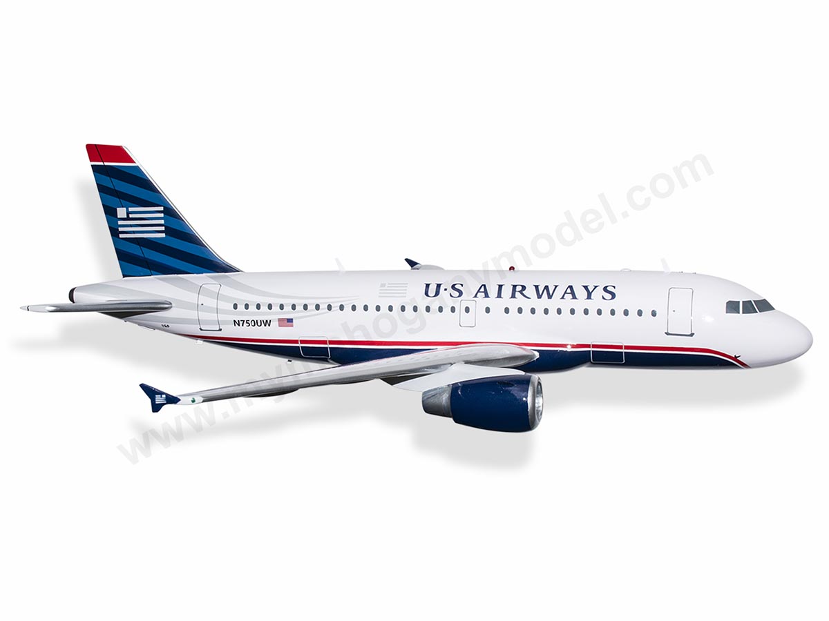 Airbus A319 US Airways Model - MyMahoganyModels