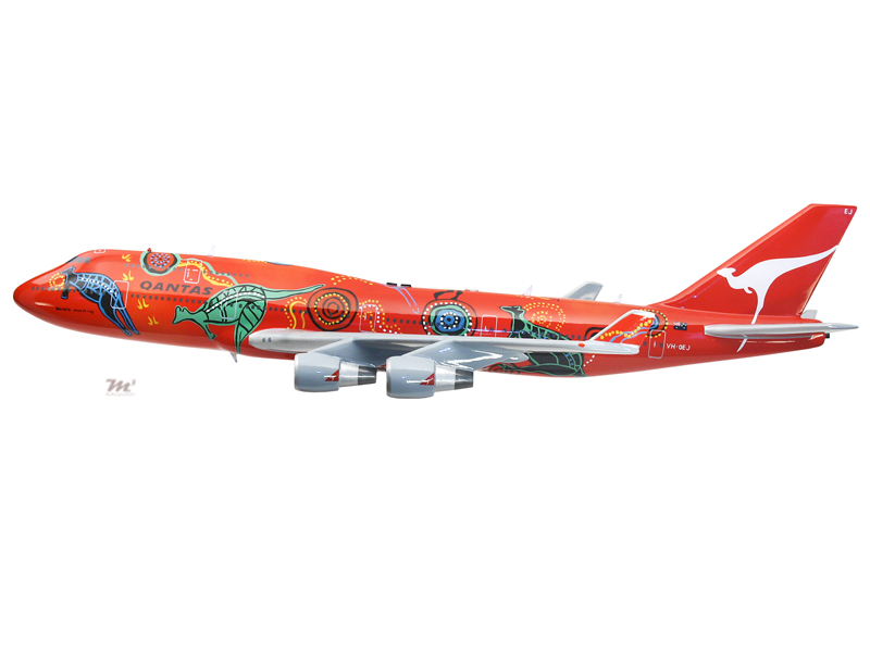 Boeing 747-400 Qantas Wunala Dreaming Model