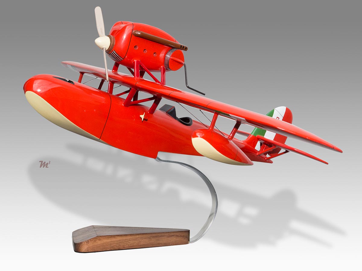 Marchetti S.21 Sea Plane Porco Rosso - MyMahoganyModels