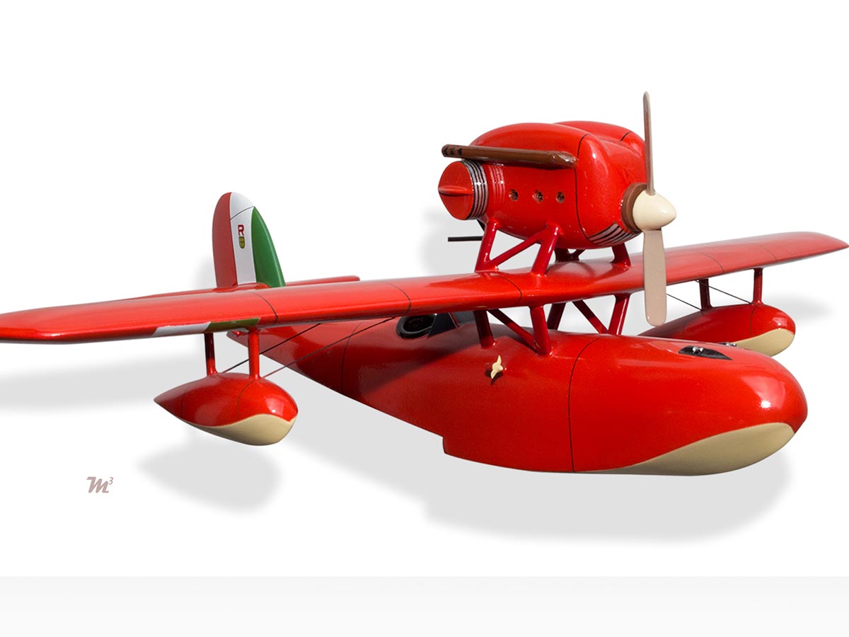 Marchetti S.21 Sea Plane Porco Rosso - MyMahoganyModels