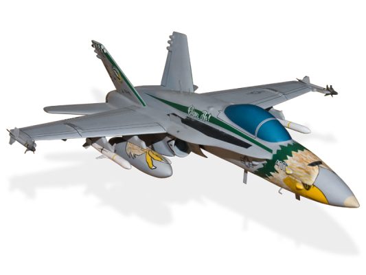 McDonnell Douglas F-18C USAF Chippy Ho Model - MyMahoganyModels