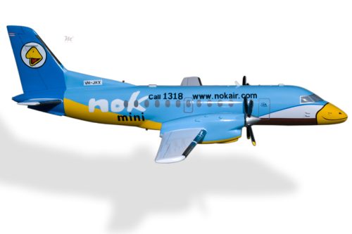 Saab 340 Nok Air Blue Livery - MyMahoganyModels