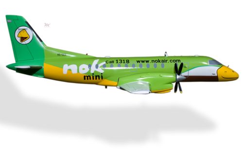 Saab 340 Nok Air Green Livery - MyMahoganyModels