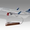 Airbus 320 NEO SAS Scandinavian Wood Replica Scale Model Aircraft