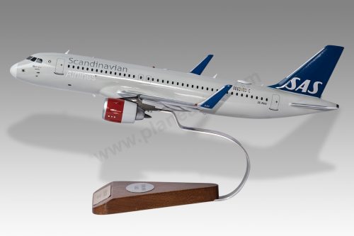 Airbus 320 NEO SAS Scandinavian Wood Replica Scale Model Aircraft